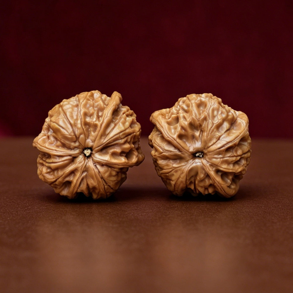 The "Yuhua Stone x X-Men" (Yuhua Shi X Zhan Jing) Rare Hybrid Cross Symmetrical Pair | 40.0mm x 39.0mm | YX-E-048526