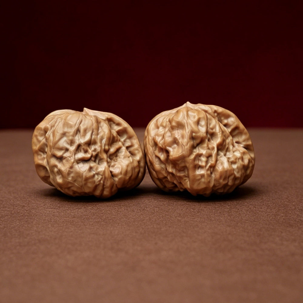 The "Miniature Crystal Frog Smooth Sailing" (Xiu Zhen Shui Jing Wa Yi Fan) Exhibition-Grade Collector's Pair | 33.0mm x 35.0mm | YX-E-050529