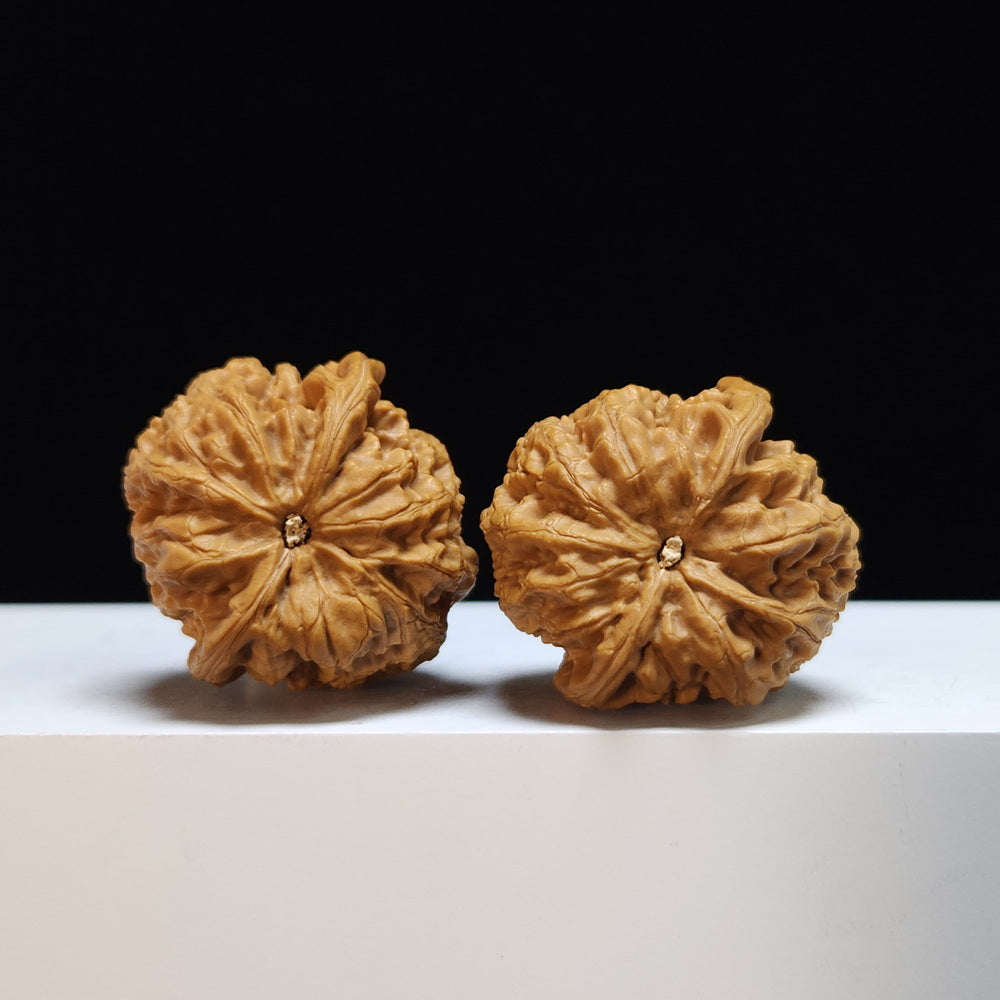 The "Yuhua Stone" (Yu Hua Shi) Collector's Symmetrical Masterpiece Pair | 38.0mm x 38.0mm | YHS-SS-001447