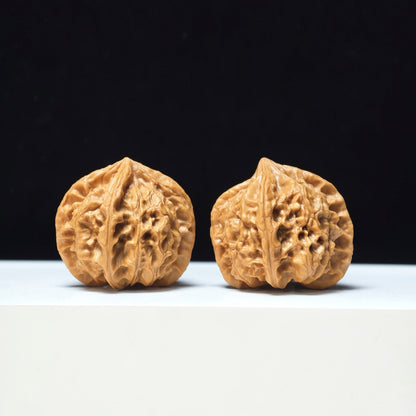 The "Imperial Jade Seal Four-Ribbed" Yu Xi Si Leng Exotic Collector Pair | Rare Form Tier | 38.0mm x 40.0mm | YX-E-129833