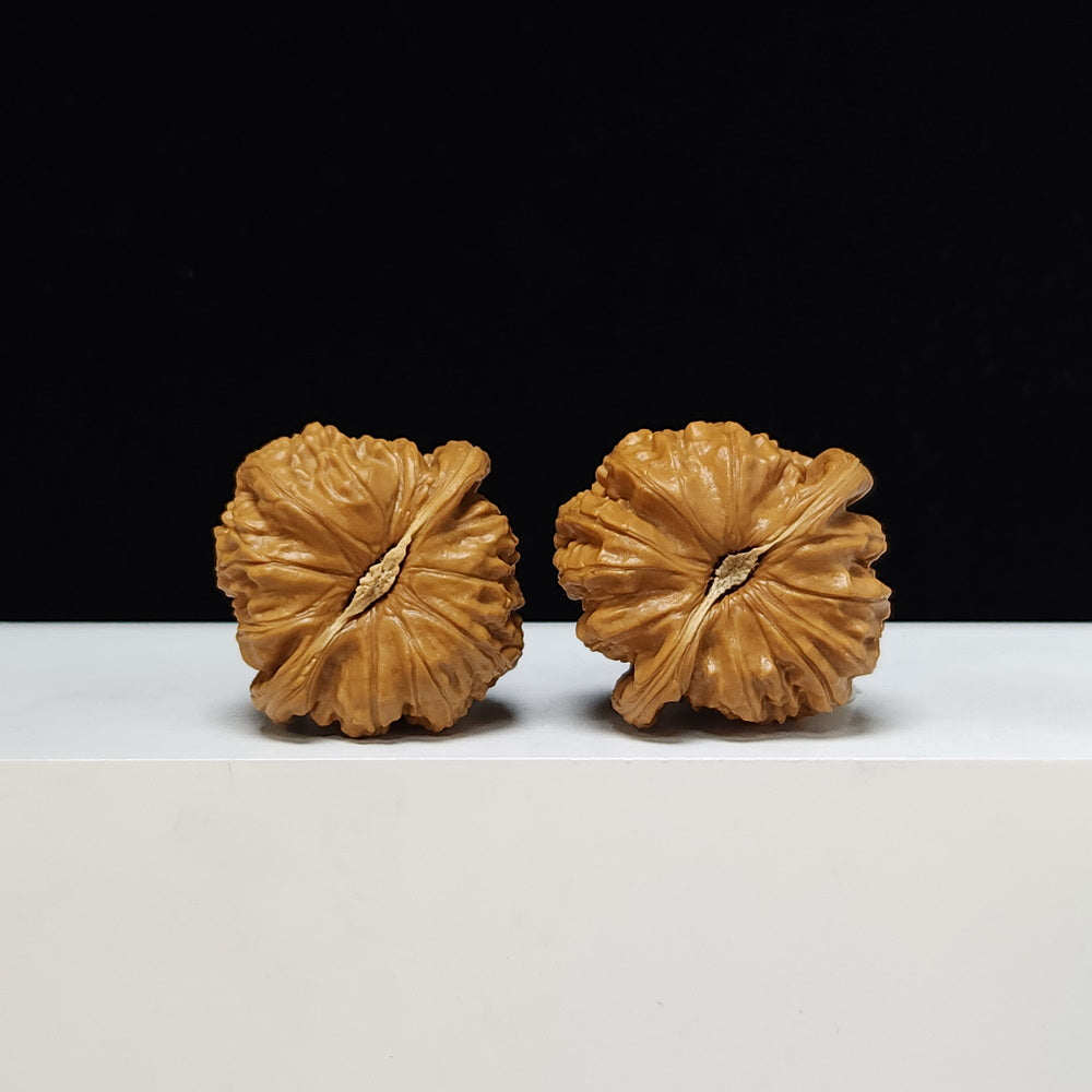 The "Sunken-Crown White Lion" Men Jian Bai Shi Zi Collector Pair | S-Grade Investment Tier | 39.0mm x 39.0mm | BSZ-S-003372