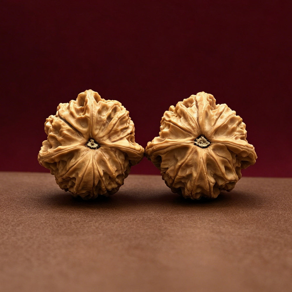 The "Imperial Jade Seal 3-Ridge" Premium Symmetrical Collector's Pair | 42.0mm x 41.0mm | YX-E-091772