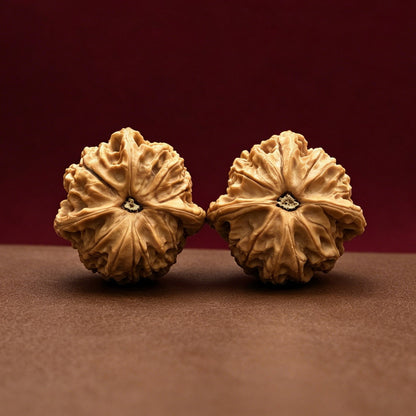 The "Imperial Jade Seal 3-Ridge" Premium Symmetrical Collector's Pair | 42.0mm x 41.0mm | YX-E-091772
