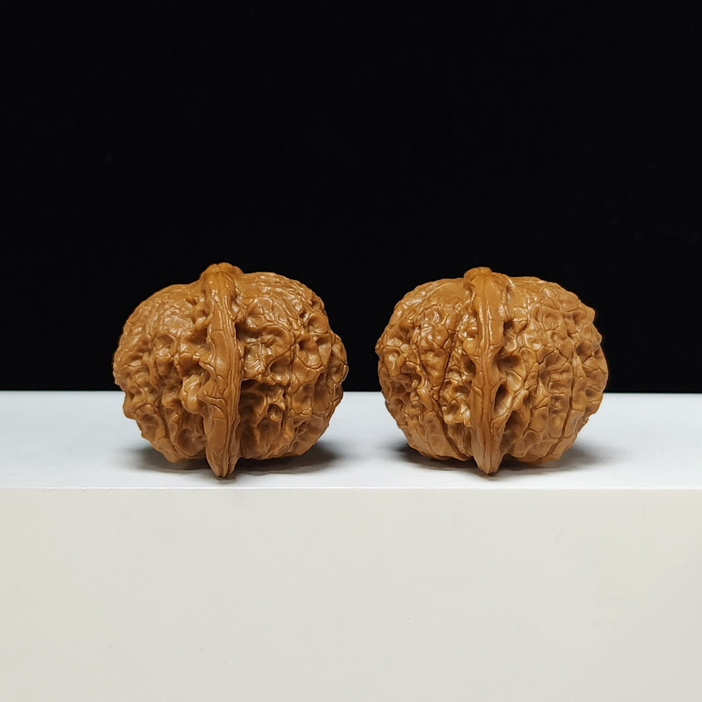 The "Blood Qilin" Xue Qi Lin Lion's Head Collector Pair | S-Grade Investment Tier | 44.0mm x 40.0mm | SZ-S-011201
