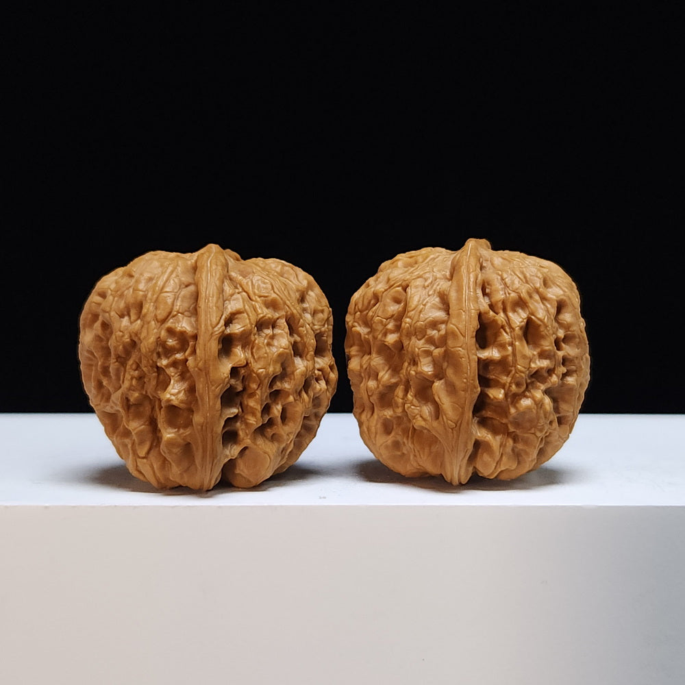 The "Yuhua Stone" (Yu Hua Shi) Collector's Symmetrical Masterpiece Pair | 38.0mm x 38.0mm | YHS-SS-001447