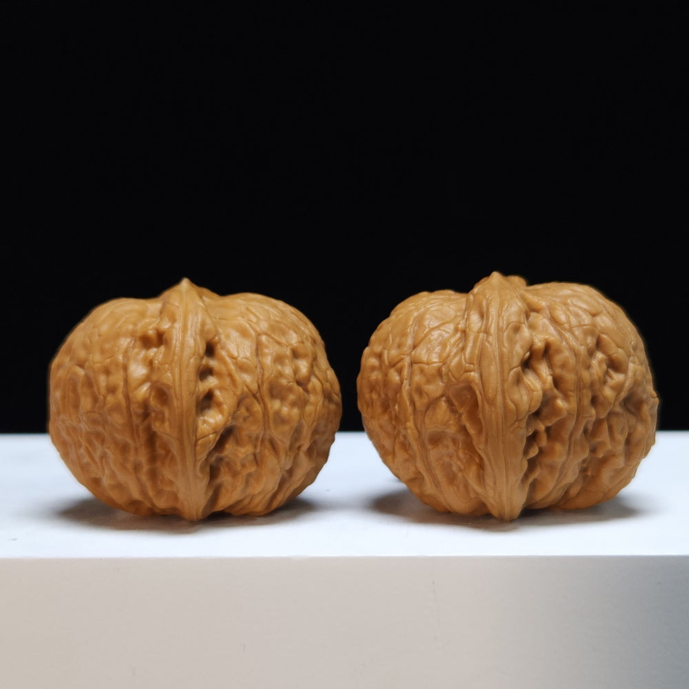 The "Qianlong Millstone" (Qianlong Mopan) Imperial Exhibition-Grade Symmetrical Pair | 38.0mm x 38.0mm | MP-SS-006465