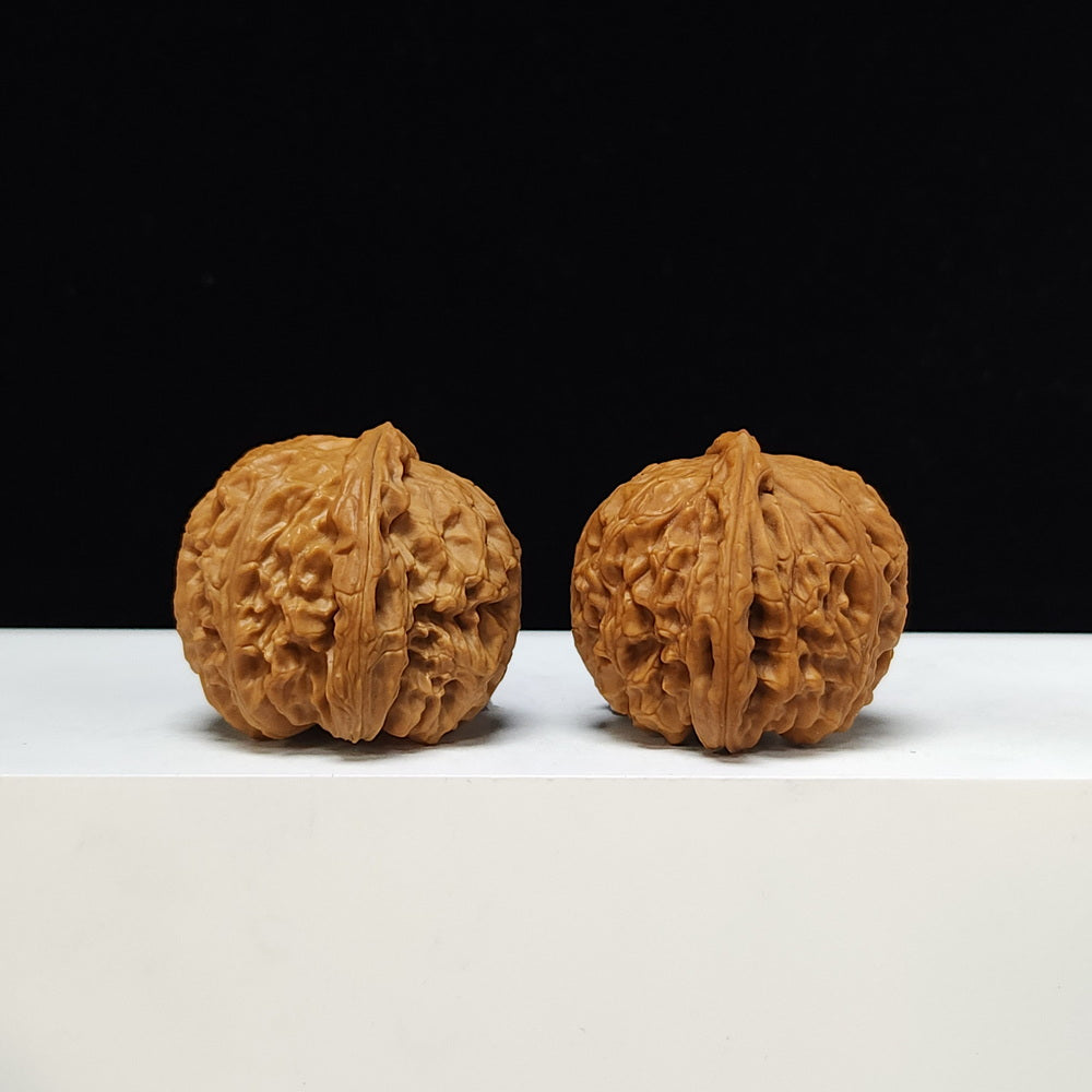 The "Three-Edge Triangular" White Lion Bai Shi Zi Collector Pair | S-Grade Investment Tier | 37.0mm x 38.0mm | BSZ-S-006375
