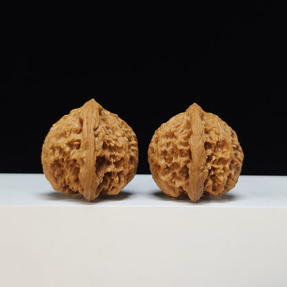 The "Taihang Thick-Rib" (Taihang Cu Jin) Heritage Symmetrical Pair | 42.0mm x 40.0mm | SZ-SSS-001472