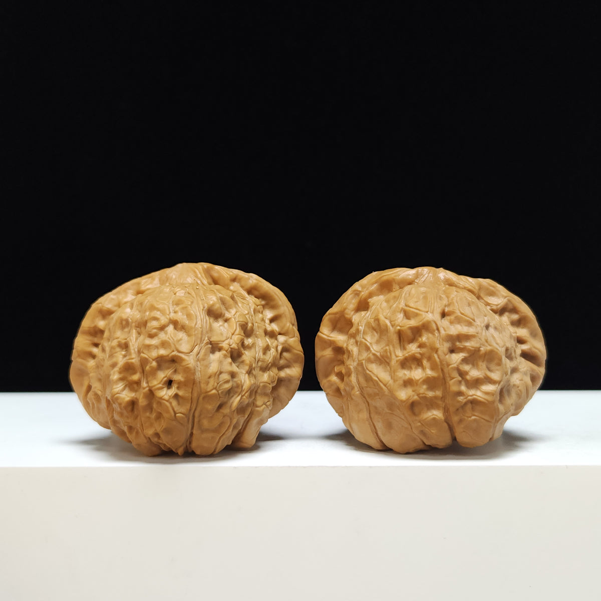 The "Pumpkin Cake" Nan Gua Bing Ultra-Squat Pair | SS-Grade Imperial Tier | 46.0mm x 46.0mm | SZ-SS-010352