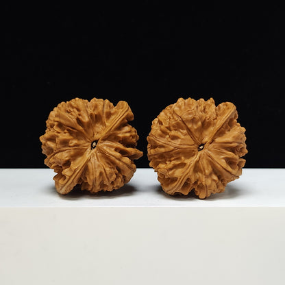 The "Kylin Pattern Concave Base Peach Heart" Gallery-Tier Symmetrical Masterpiece Pair | 52.0mm x 48.0mm | SZ-SSS-008814