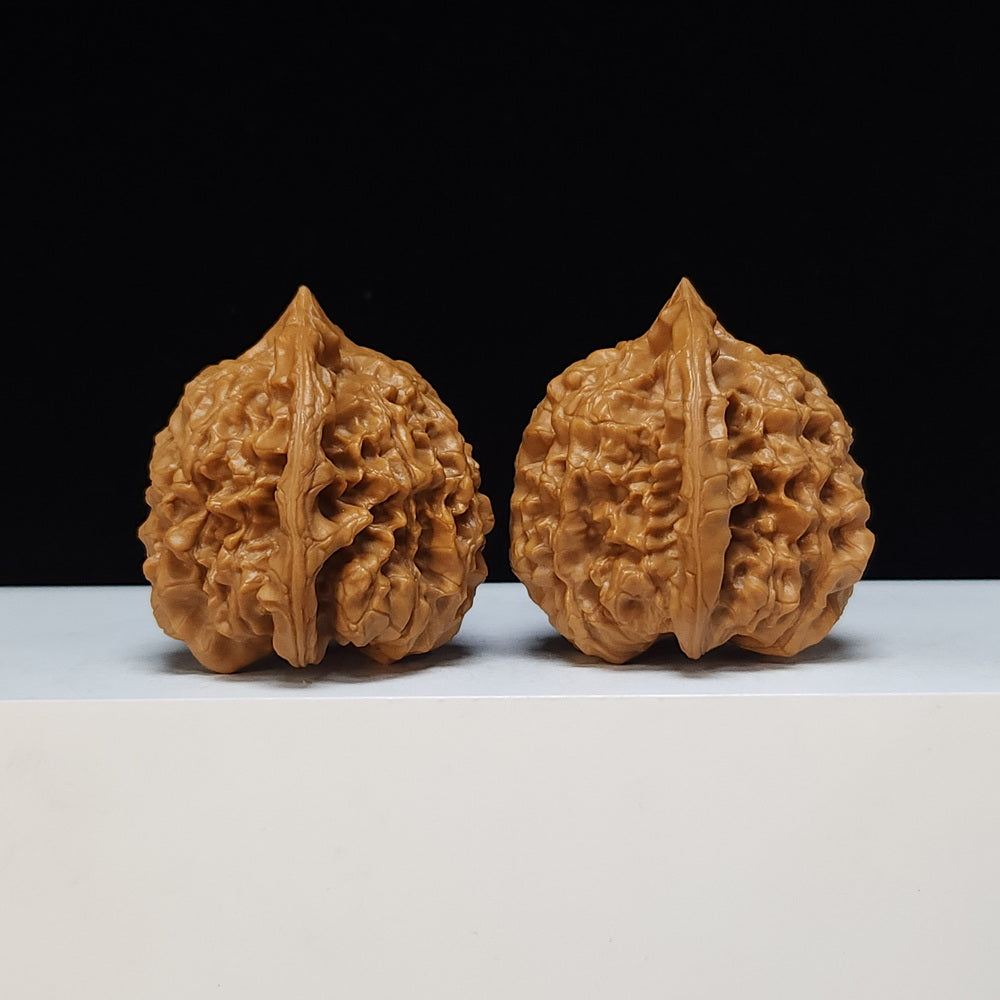 The "Qilin Texture" Qi Lin Wen Lion's Head Collector Pair | SS-Grade Masterpiece Tier | 46.0mm x 44.0mm | SZ-SS-014487