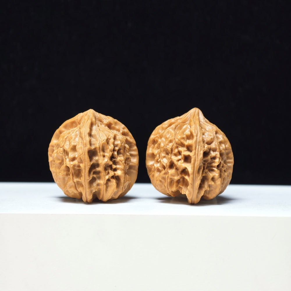 The "Imperial Jade Seal Four-Ribbed" Yu Xi Si Leng Exotic Collector Pair | Rare Form Tier | 38.0mm x 40.0mm | YX-E-129833