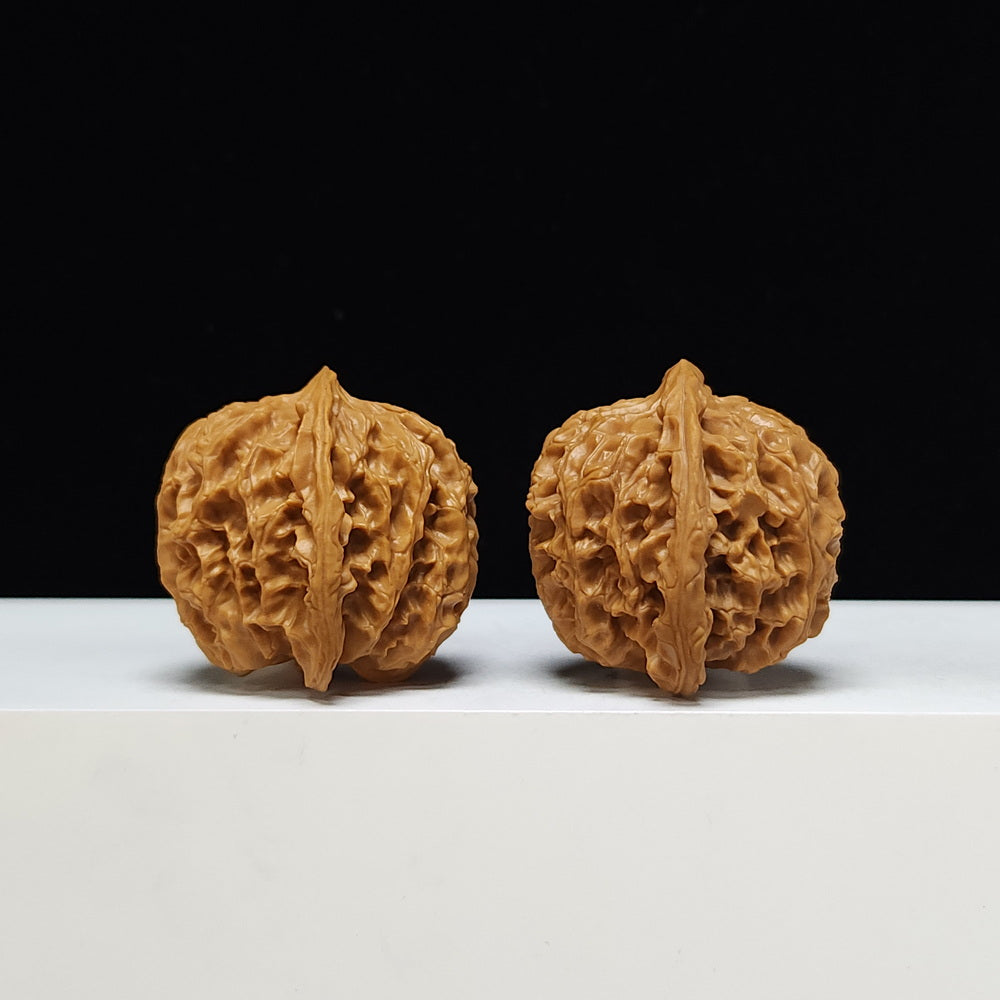 The "Apple Orchard" Ping Guo Yuan Lion's Head Collector Pair | S-Grade Investment Tier | 40.0mm x 38.0mm | PGY-S-001043
