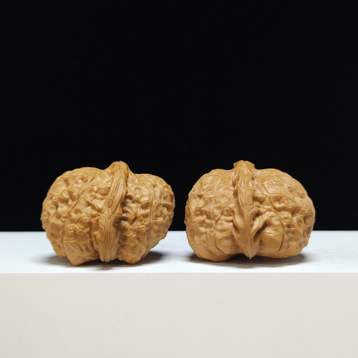 The "Pumpkin Cake" Nan Gua Bing Ultra-Squat Pair | SS-Grade Imperial Tier | 46.0mm x 46.0mm | SZ-SS-010352