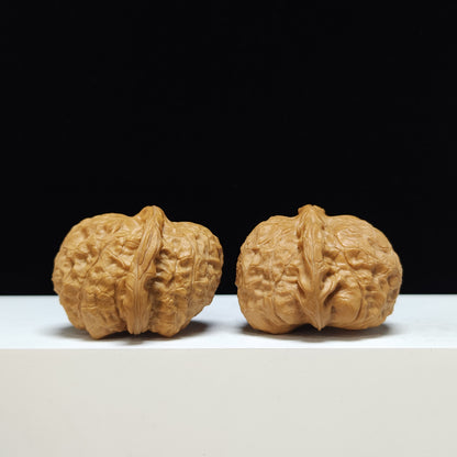 The "Pumpkin Cake" Nan Gua Bing Ultra-Squat Pair | SS-Grade Imperial Tier | 46.0mm x 46.0mm | SZ-SS-010352