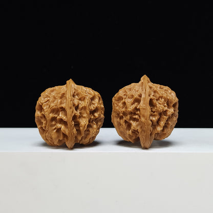 The "Apple Orchard" Ping Guo Yuan Lion's Head Collector Pair | S-Grade Investment Tier | 40.0mm x 38.0mm | PGY-S-001043