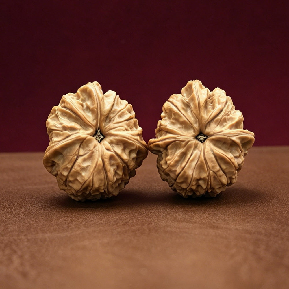 The "Imperial Jade Seal 3-Ridge" Premium Symmetrical Collector's Pair | 34.0mm x 38.0mm | YX-E-092773