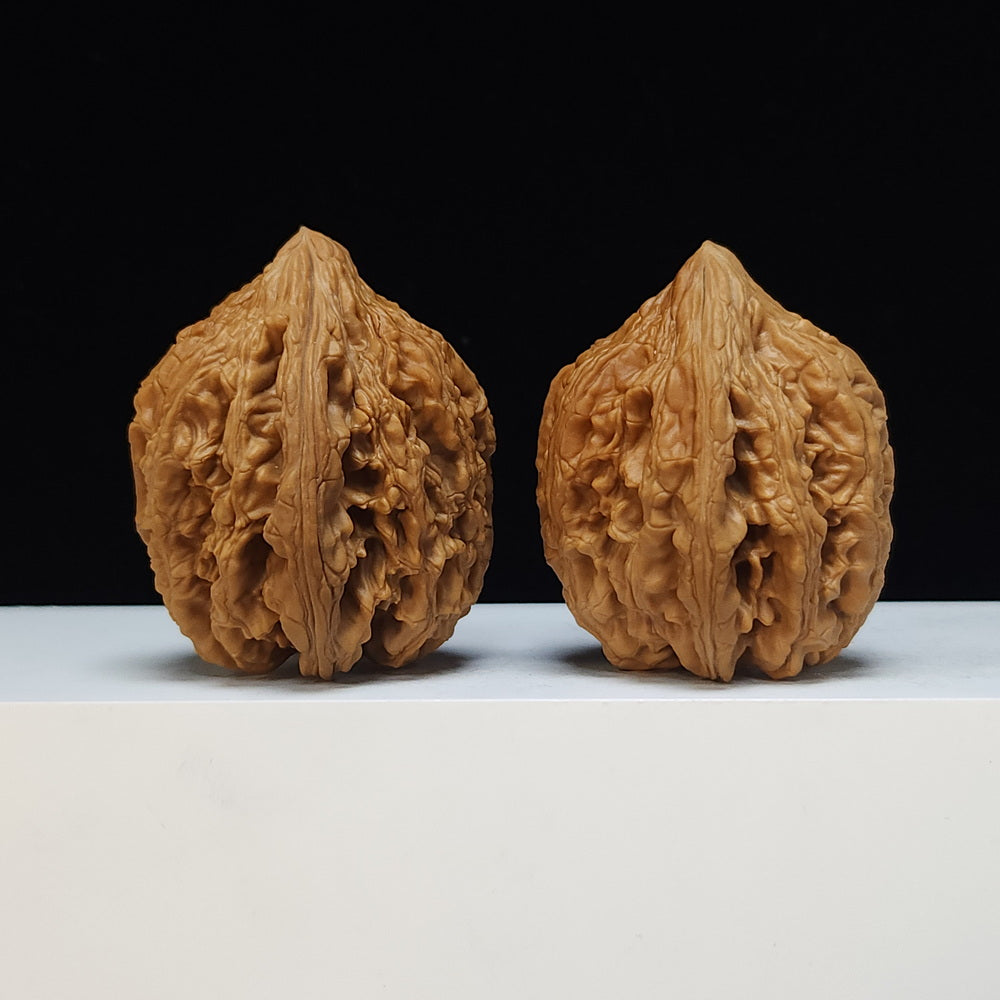 The "Dagu Stone" (Da Gu Shi) Premium Symmetrical Collector's Pair | 46.0mm x 44.0mm | JX-SS-002476