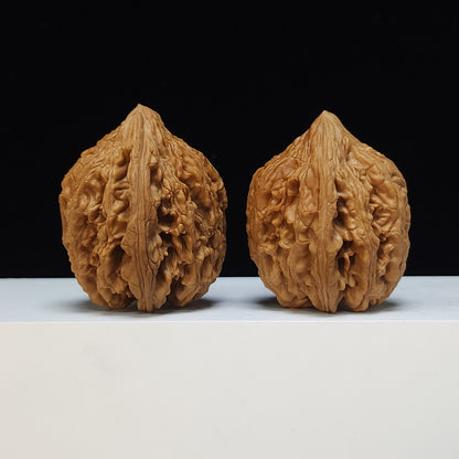 The "Dagu Stone" (Da Gu Shi) Premium Symmetrical Collector's Pair | 46.0mm x 44.0mm | JX-SS-002476