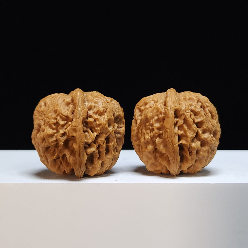 The "Yuhua Stone" (Yu Hua Shi) Collector's Symmetrical Masterpiece Pair | 38.0mm x 38.0mm | YHS-SS-001447