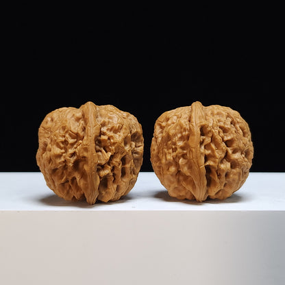 The "Yuhua Stone" (Yu Hua Shi) Collector's Symmetrical Masterpiece Pair | 38.0mm x 38.0mm | YHS-SS-001447