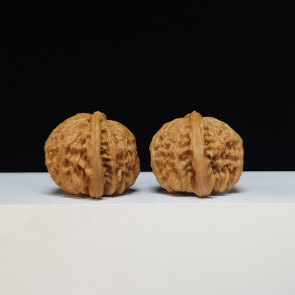 The White Lion Bai Shi Zi Collector Pair | S-Grade Investment Tier | 43.0mm x 40.0mm | BSZ-S-012493