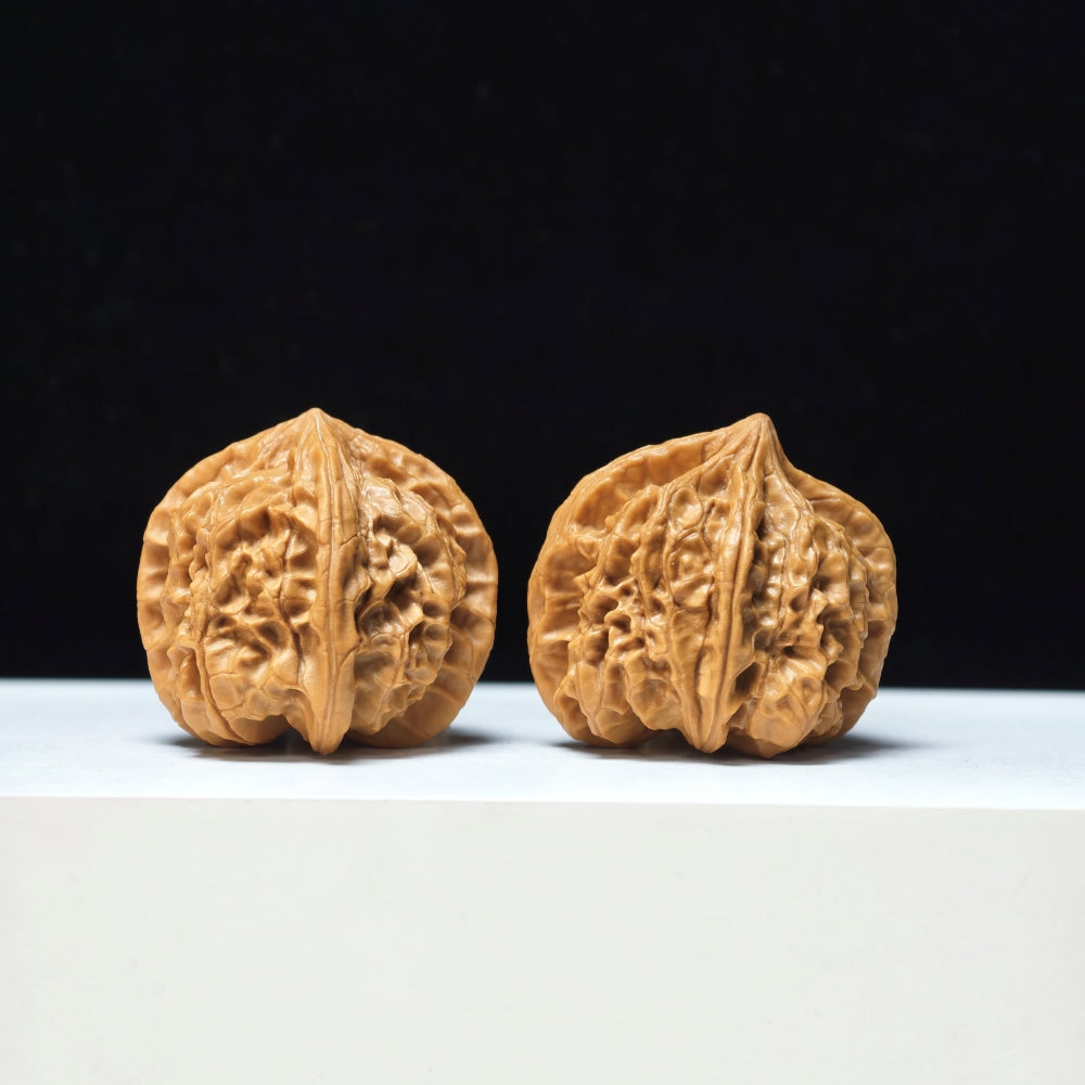 The "Imperial Jade Seal Four-Ribbed" Yu Xi Si Leng Exotic Collector Pair | Rare Form Tier | 38.0mm x 40.0mm | YX-E-129833