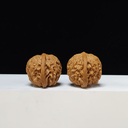 The "Millstone" Mo Pan Lion's Head Collector Pair | S-Grade Investment Tier | 41.0mm x 36.0mm | MP-S-001003