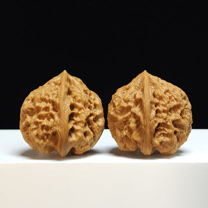 The "Spherical Peach-Heart Bison" Qiu Xing Tao Xin Ye Niu Pair | S-Grade Collector Tier | 37.0mm x 39.0mm | SZ-S-024365