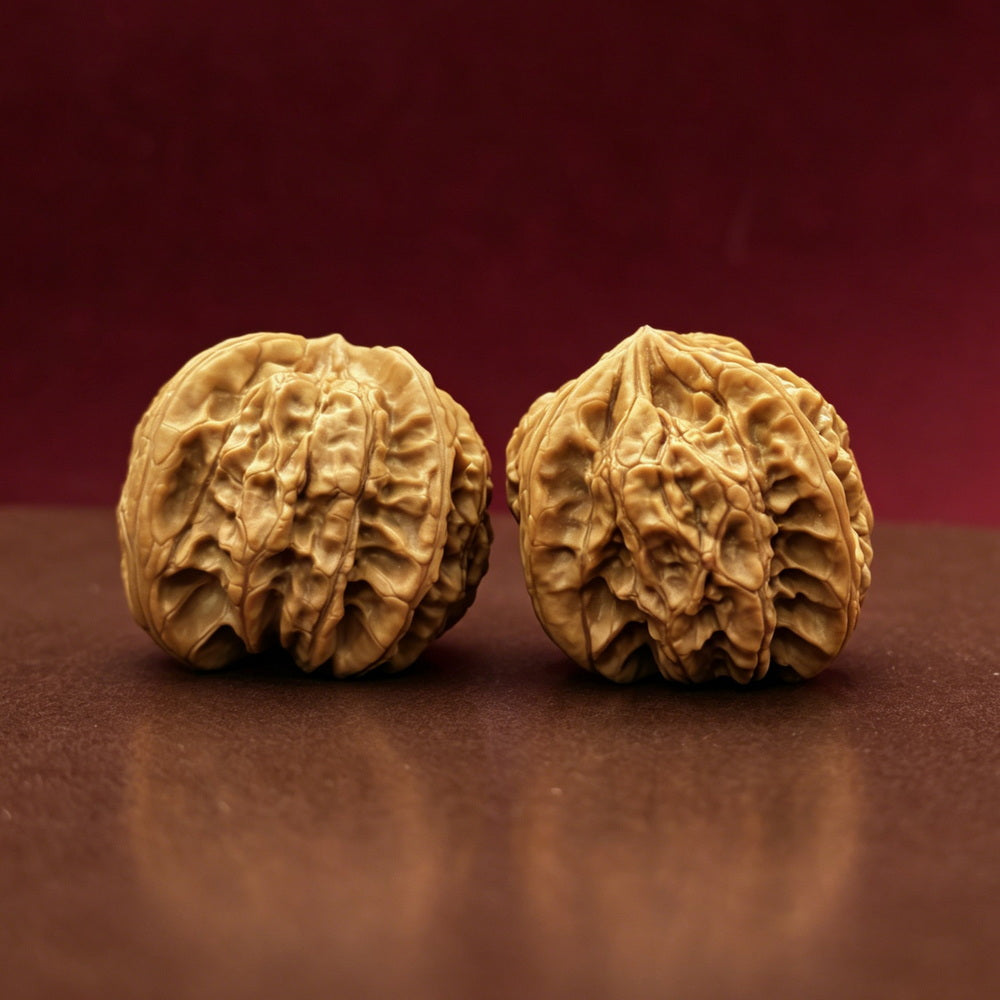 The "Imperial Jade Seal 3-Ridge" Premium Symmetrical Collector's Pair | 38.0mm x 37.0mm | YX-E-088769