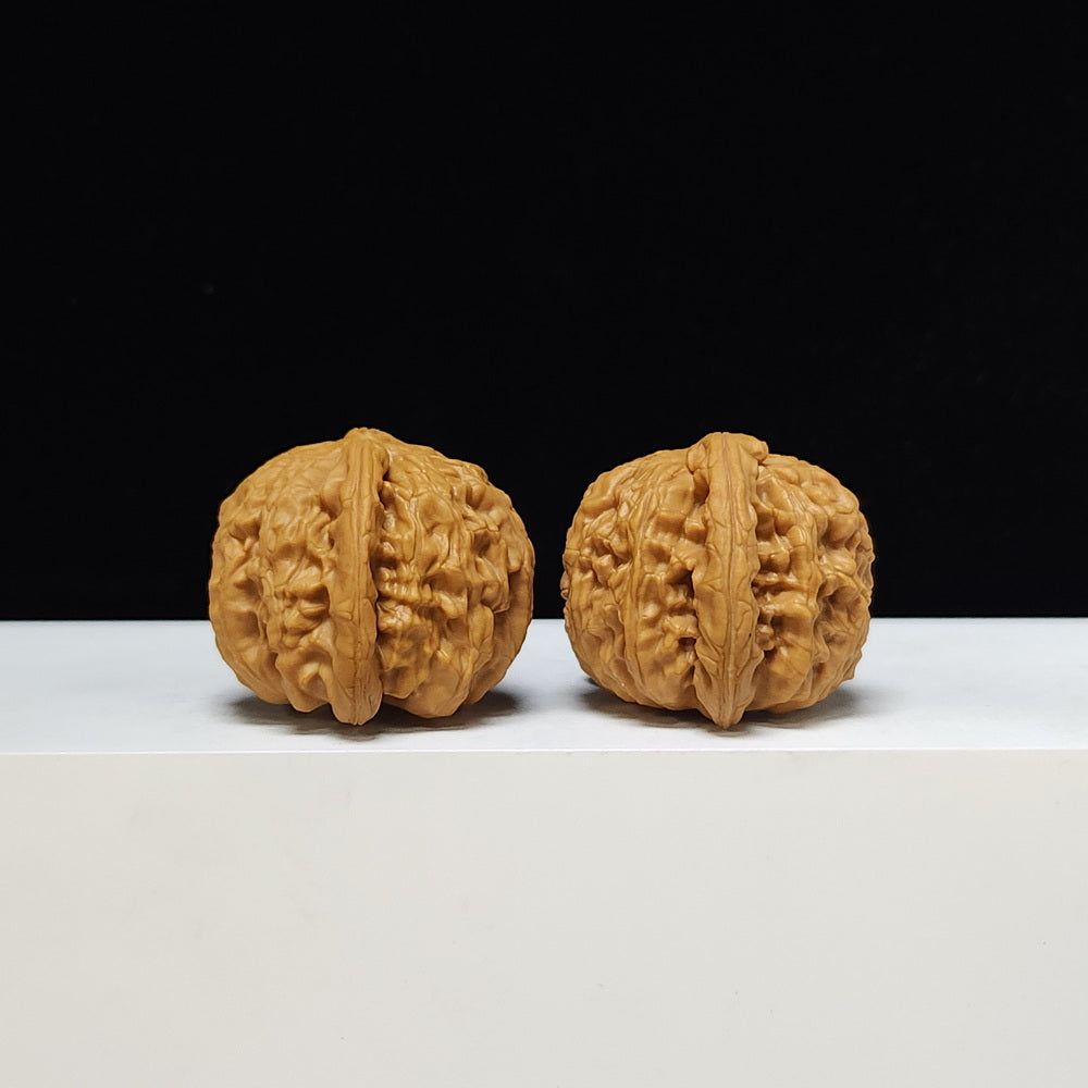 The "Sunken-Crown White Lion" Men Jian Bai Shi Zi Collector Pair | S-Grade Investment Tier | 42.0mm x 38.0mm | BSZ-S-005374