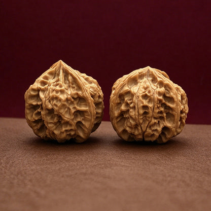 The "Imperial Jade Seal 3-Ridge" Premium Symmetrical Collector's Pair | 42.0mm x 41.0mm | YX-E-091772