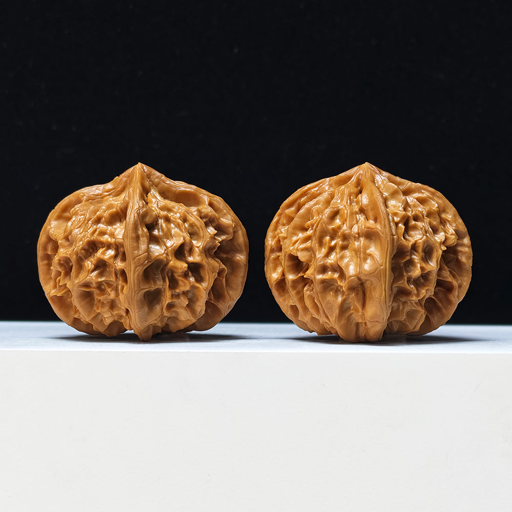 The "Four-Ribbed Coiled Dragon Tiger Head" Pan Long Hu Tou Si Leng Exotic Collector Pair | Rare Form Tier | 44.0mm x 50.0mm | YX-E-128832