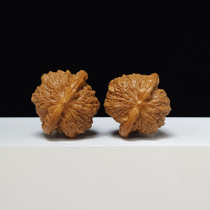 The "Blood Qilin" Xue Qi Lin Lion's Head Collector Pair | S-Grade Investment Tier | 44.0mm x 40.0mm | SZ-S-011201
