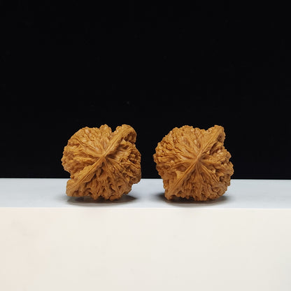 The "Peach Heart Tiger Head King" (Tao Xin Hutou Wang) Premium Symmetrical Collector's Pair | 42.0mm x 38.0mm | HT-SS-004477