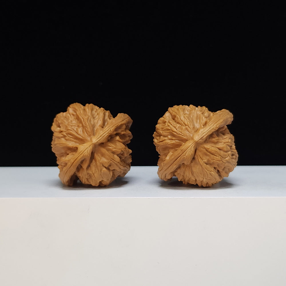 The White Lion Bai Shi Zi Collector Pair | S-Grade Investment Tier | 43.0mm x 40.0mm | BSZ-S-012493