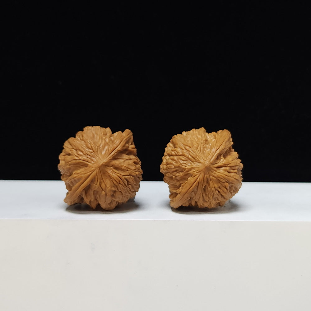 The "Millstone" Mo Pan Lion's Head Collector Pair | S-Grade Investment Tier | 41.0mm x 36.0mm | MP-S-001003