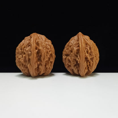 The "Wheat Ear Tiger Head Pocket Play" (Mai Sui Hu Tou Shou Nian) Premium Symmetrical Pair | 35.0mm x 34.0mm | HT-AA-009663