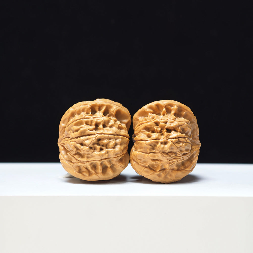 The "Imperial Jade Seal Owl Three-Ribbed" Yu Xi Mao Tou Ying San Leng Exotic Collector Pair | Rare Form Tier | 38.0mm x 38.0mm | YX-E-155859
