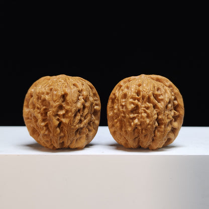 The "Yuhua Stone" (Yu Hua Shi) Collector's Symmetrical Masterpiece Pair | 38.0mm x 38.0mm | YHS-SS-001447