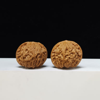 The "Millstone" Mo Pan Lion's Head Collector Pair | S-Grade Investment Tier | 41.0mm x 36.0mm | MP-S-001003