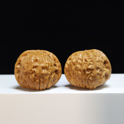 The "Little Pumpkin Squat" (Xiao Nan Gua Dun) Premium Symmetrical Pair | 40.0mm x 37.0mm | SZ-S-029448