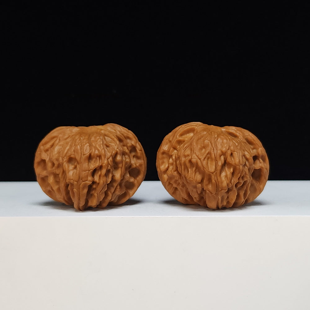The "Millstone" Mo Pan Lion's Head Collector Pair | SS-Grade Masterpiece Tier | 44.0mm x 41.0mm | MP-SS-008484