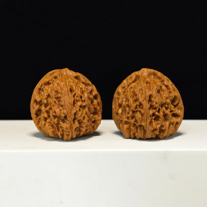 The "Peach Heart Concave Base" Nan Jiang Shi Sovereign Pair | SS-Grade Imperial Tier | 43.0mm x 42.0mm | NJS-SS-002348