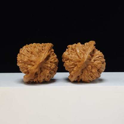 The "Qilin Texture" Qi Lin Wen Lion's Head Collector Pair | SS-Grade Masterpiece Tier | 46.0mm x 44.0mm | SZ-SS-014487