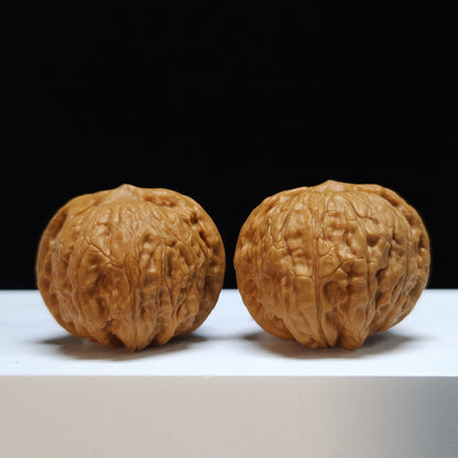 The "Qianlong Millstone" (Qianlong Mopan) Imperial Exhibition-Grade Symmetrical Pair | 38.0mm x 38.0mm | MP-SS-006465