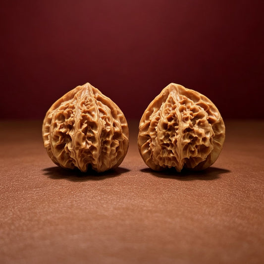 "Lantern" Deng Long Wenwan Walnut Pair | 43.0mm x 43.0mm | DL-A-005718