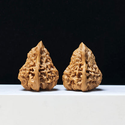 The "Qilin-Grained Grand Gourd" Qi Lin Wen Da Hu Lu Exotic Collector Pair | Rare Form Tier | 48.0mm x 44.0mm | YX-E-134838