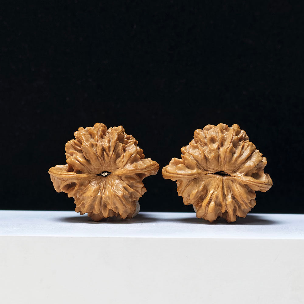 The "Qilin-Grained Grand Gourd" Qi Lin Wen Da Hu Lu Exotic Collector Pair | Rare Form Tier | 48.0mm x 44.0mm | YX-E-134838