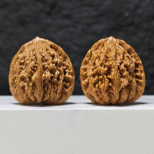 The "Wheat-Ear Tiger Head" SS-Grade Museum Pair | 43.0mm (Length) x 40.0mm (Width) | HT-SS-001058